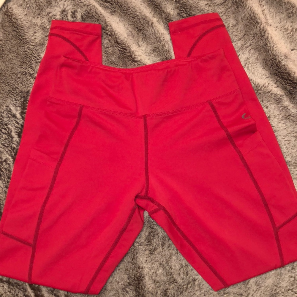 Red Curves & Combatboots Leggings
